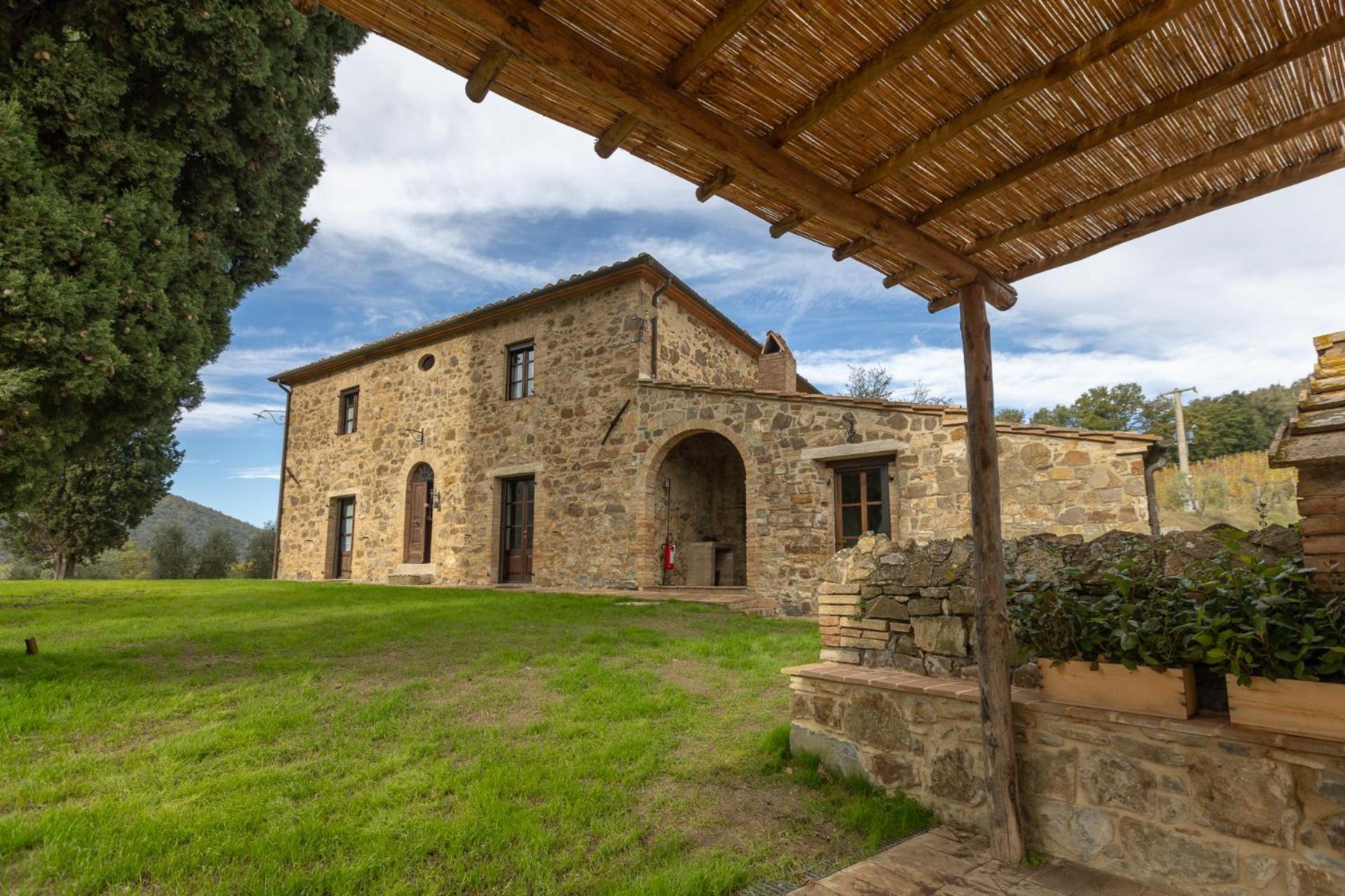 Вілла Agriturismo Le Macioche Монтальчино Екстер'єр фото